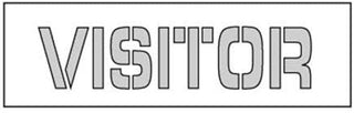 Parking LOT Stencil 15X4 - Visitor