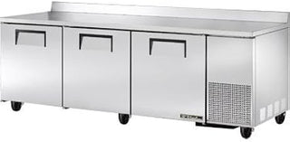 TWT-93 93.25" Deep Work Top Refrigerator W/ 3-Solid Doors, Stainless Exterior-TWT-93