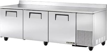 TWT-93 93.25" Deep Work Top Refrigerator W/ 3-Solid Doors, Stainless Exterior-TWT-93