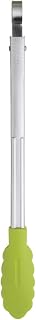 Cuisipro Silicone Locking Tongs, green