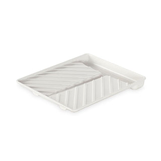 Microwave Bacon Tray & Food Defroster by Nordic Ware – 11.9" x 10.3" x 1.3", Plastic, White, Model 60150