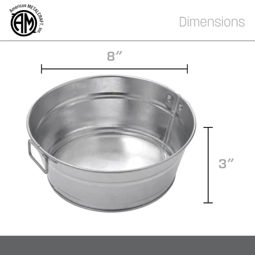 American Metalcraft 37 oz (Pack of 1) / Tub / Silver Beverage Tubs