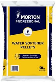 Morton F125010000G Clean & Protect Water Softening Pellets, 50 Lbs. - Quantity 49