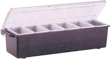Vollrath 4746-01 Traex Kondi-Keeper Plastic Condiment Dispensers with Pint Ins
