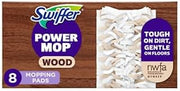 Swiffer Powermop Wood Mopping Pad Refills For Floor Cleaning, 8 Count