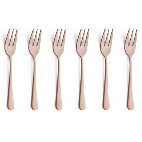 Amefa Black / Cake forks, 6 pieces. / klein Dessert Forks