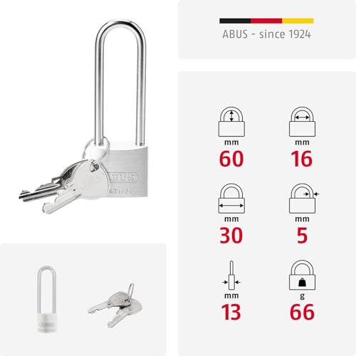 ABUS Single / 30mm /Bügelhöhe 60mm / Modern Keyed Padlocks