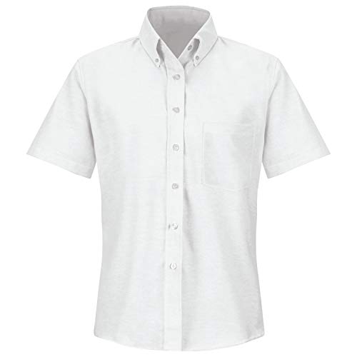 Red Kap 18 / White / Executive Oxford Shirt Button-Down Shirts