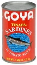 Goya Sardine Tomato Sauce-Tinapa, 5.5-Ounce Units (Pack of 50)