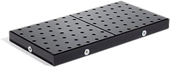 New Pig PAK645 Steel Modular Spill Deck, 16000 lbs Load Capacity, 51-1/2" Length x 25-3/4" Width x 4" Height, Black, For Two 55-Gallon Steel or Poly Drums