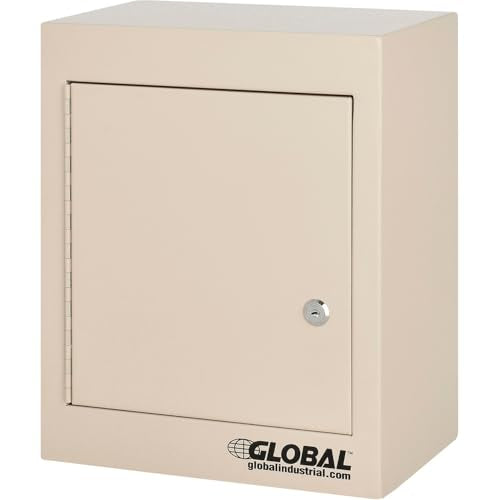 Global Industrial Beige / 8"L x 12"W x 15"H / Industrial Medicine Cabinets