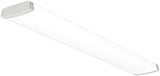 Lithonia Lighting TruWrap 4 Foot LED Ceiling Light Fixture, Low-Profile Wraparound LED Shop Light, Adjustable Lumens, Selectable Warm White/Cool White/Daylight Color, Curved Diffuser, Narrow Width