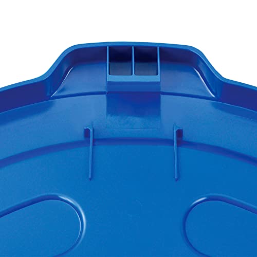 Global Industrial Black / Industrial / 55.0 gallons Kitchen Trash Cans
