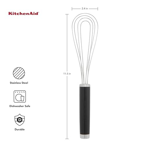 KitchenAid Negro / 11.5-Inch (Pack of 12) / Everyday Whisks