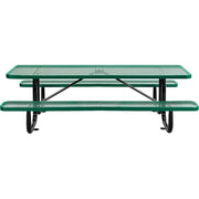 Global Industrial Green / Industrial / 96D x 62W x 29.5H in Picnic Tables