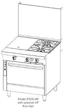 Southbend P32D-GC Platinum Heavy Duty 32" Gas Range w/ 16" Griddle, 16" Charbroiler & Standard Oven Base