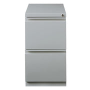 Hirsh Industries Silver / Modern / 27.75" H X 15.00" W X 19.88" D Mobile File Cabinets
