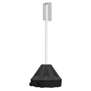 Roll-A-Post Portable Sign Post with 60" Power Post Plastic Signpost by Plasticade – Plastic, White