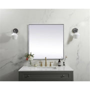 Elegant Decor Silver / 24"L x 24"W / Modern Wheel Care