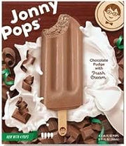 JonnyPops Dark Chocolate and Cream Smoothie Pops , 2.06 Fluid Ounce - 4 count per pack -- 6 packs per case.
