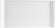 CAC China DYN-91 Long Island 20-1/4-Inch by 9-1/4-Inch Super White Porcelain Rectangular Platter, Box of 6