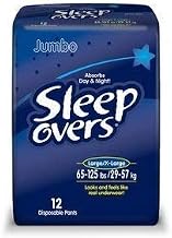 Special 4 Packs of Sleep Over Youth Briefs - Lg/XLG - 12 per Pack - First Quality SLP05302