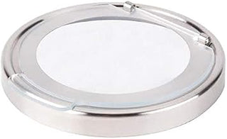 Cal-Mil 1852-4 Replacement Hinged Lid for 16oz. Jars, Stainless Steel (Pack of 3)