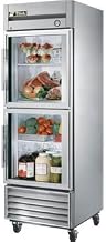 True T-23G-2 2 Half Glass Door Reach-In Refrigerator