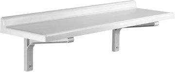 Cambro Polypropylene Wall Shelf, 18" D x 36" W x 13-1/2"H, Gray EACSWS1836SK480-1 Each