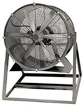 30" TEFC Aluminum Propeller Fan With Medium Stand 3 HP 16000 CFM