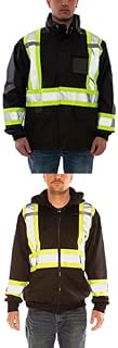 TINGLEY Sync System Bundle with Icon Jacket & Job Sight Type O Sweatshirt, Black/Black, MD