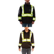 Sync System Bundle with Icon Jacket & Job Sight Type O Sweatshirt by TINGLEY – Black/Black