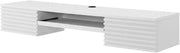 White Render Wall Mount Wood Desk, Space-Saving Design, Sturdy Wood, for Computer workstations, Modern Office, Lightweight 47 lb