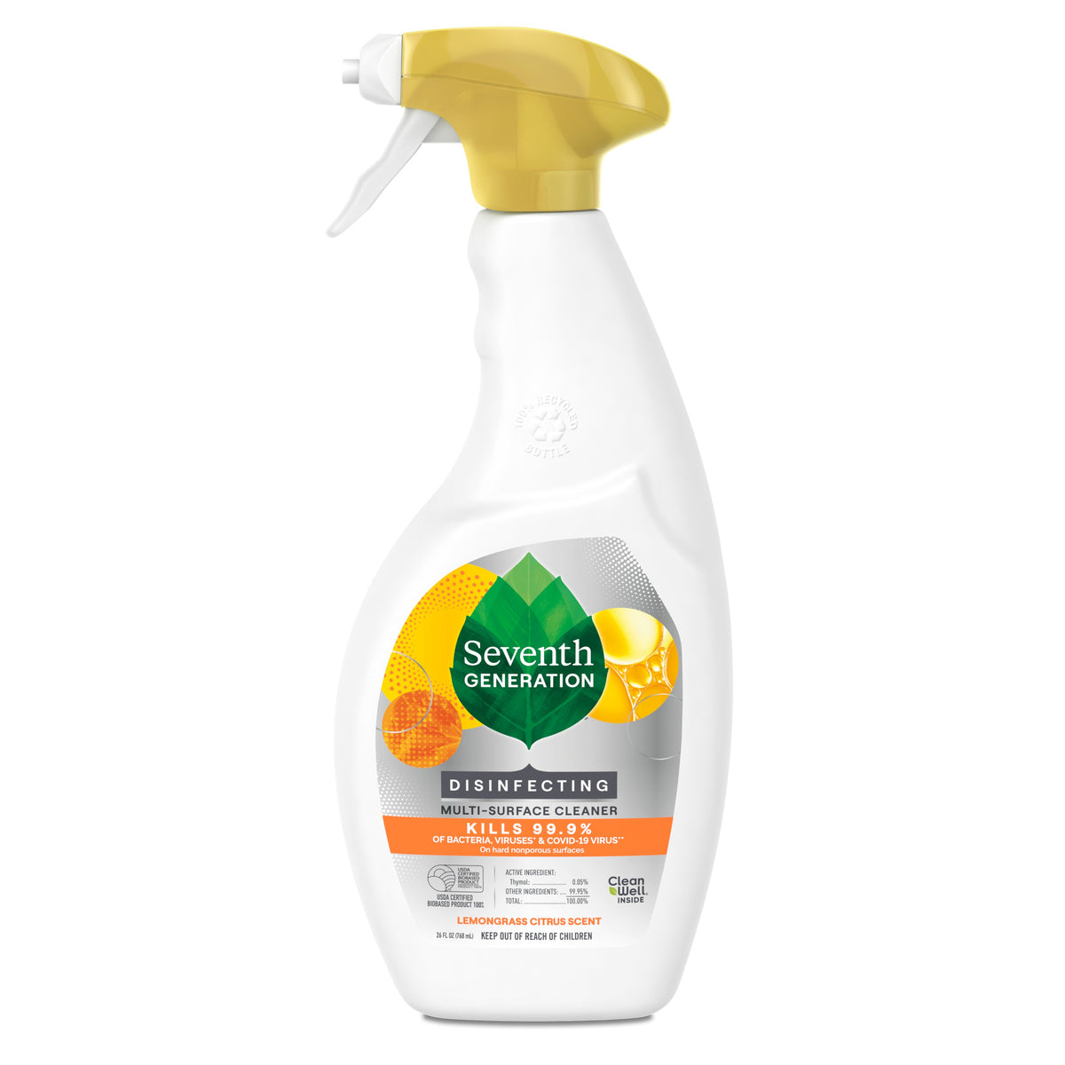 Seventh Generation 10732913228109 Cleaner Spray, 8/Case - Default Title