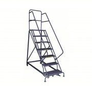 Ballymore Steel Safety Ladder, 450 lb. Capacity, Gray - 175"
