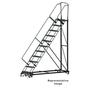 Ballymore HDS Steel Stairway Slope Ladder, 600 lb. Capacity, Gray - 143"