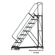 Ballymore HDS Steel Stairway Slope Ladder, 600 lb. Capacity, Gray - 123"