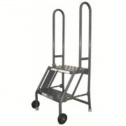 Tri-Arc Manufacturing Steel Step Stand, 300 lb. Capacity, Gray - 44"