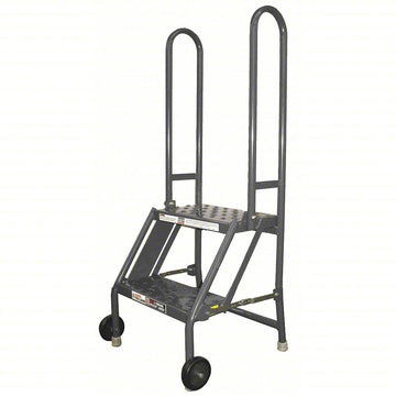 Tri-Arc Manufacturing Steel Step Stand, 300 lb. Capacity, Gray - 44"