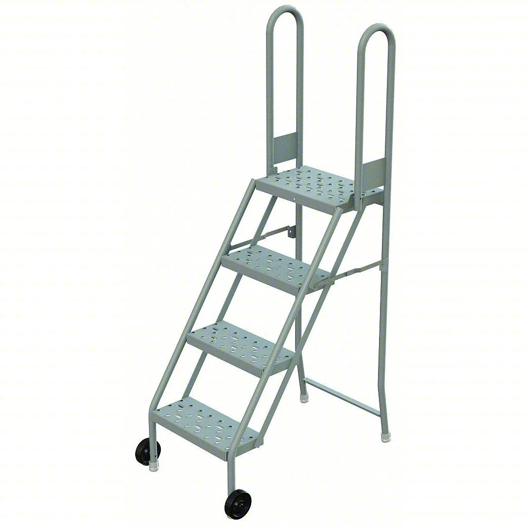 Tri-Arc Manufacturing Steel Step Stand, 300 lb. Capacity, Gray - 64"