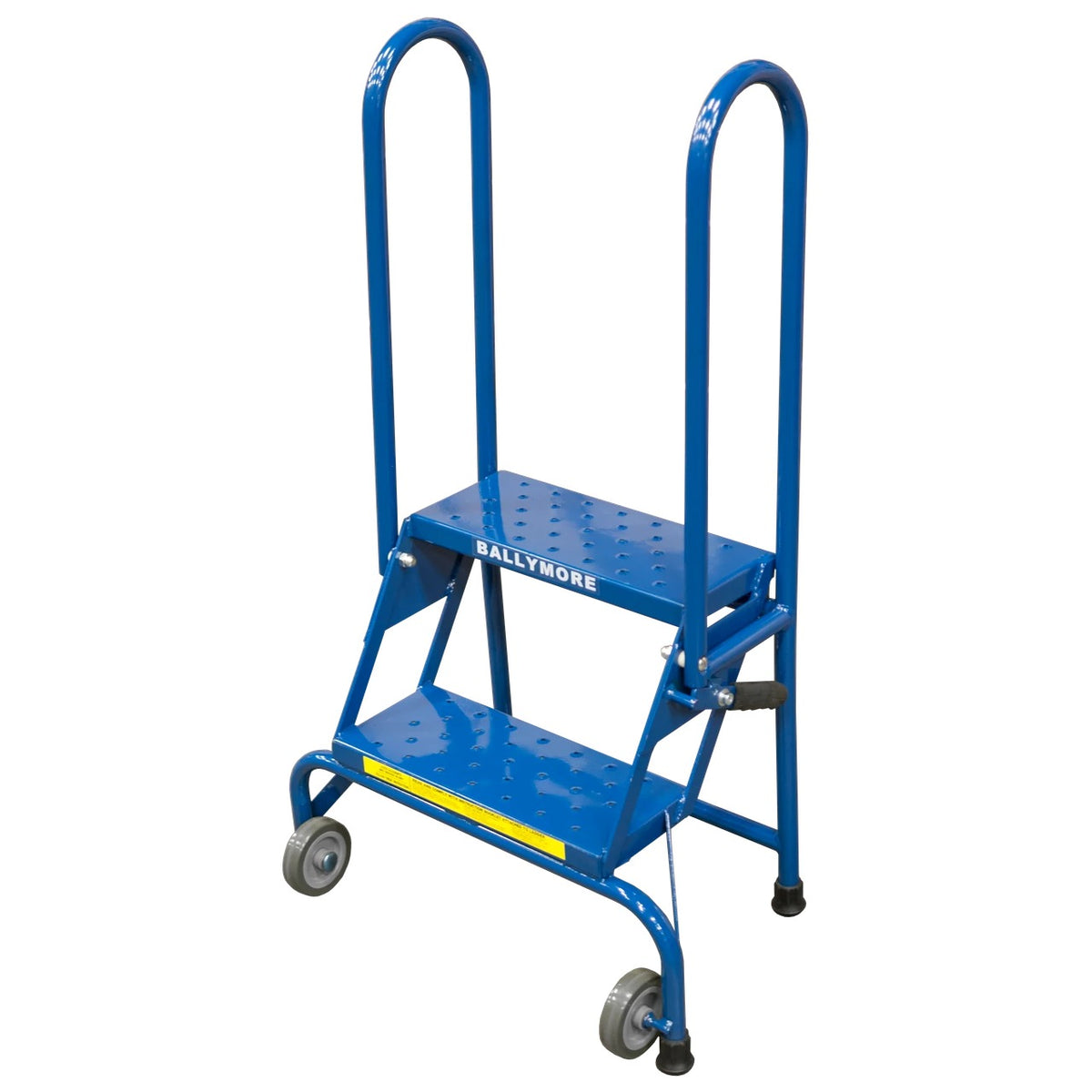 Ballymore Steel Step Ladder, 350 lb. Capacity, Blue - 41"