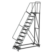 Ballymore Steel Safety Ladder, 600 lb. Capacity, Gray - 143"
