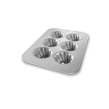 Chicago Metallic 26300 Aluminized Steel Mini Cake Pan, 11 1/8" x 15 3/4", Silver - Default Title