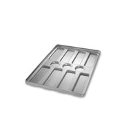 Chicago Metallic Aluminized Steel Bun Pan, 17 3/4" x 25 3/4", Silver - 1 1/2"