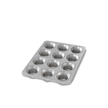 Chicago Metallic Aluminized Steel Muffin Pan, Mini, Silver - 13 7/8"