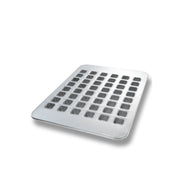 Chicago Metallic 42865 Aluminized Steel Brownie Pan, Mini, Silver - Default Title