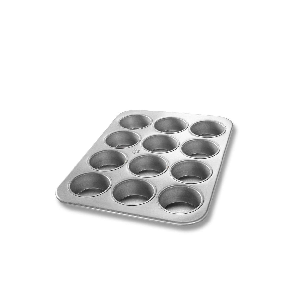 Chicago Metallic Aluminized Steel Muffin Pan, Large / Jumbo, Silver - 12 7/8"