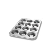 Chicago Metallic Aluminized Steel Strawberry Shortcake Pan, Standard, Silver - 17 7/8"