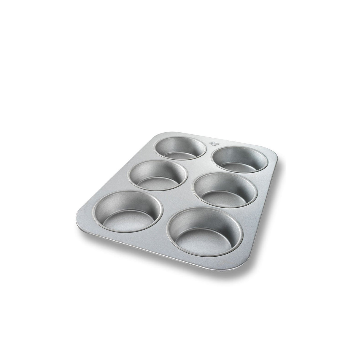 Chicago Metallic Aluminized Steel Mini Cake Pan, Large / Jumbo, Silver - 15 3/4"