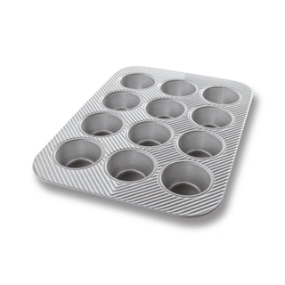 Chicago Metallic Aluminized Steel Muffin Pan, Standard, Silver - 15 3/4"